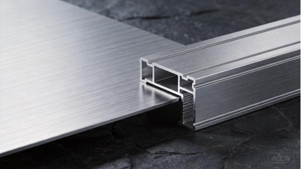 Extruded aluminium profile for LED housings