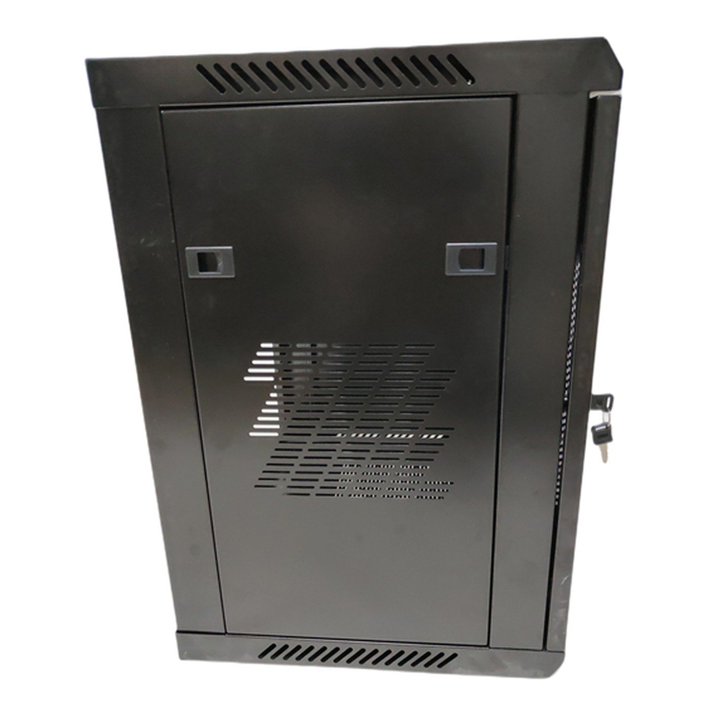 network cabinet - A production network cabinet checked and photographed before packing.