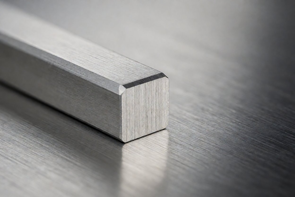 laser cutting service - Macro view of a laser cut edge in 3 mm stainless steel: square, clean and free of dross.